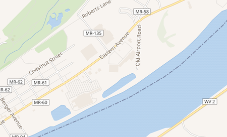 map of 7 Ohio River Plaza Gallipolis, OH 45631