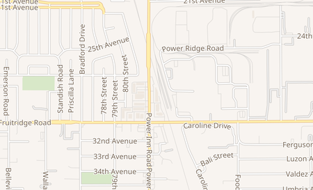 map of 5301 Power Inn Road 110 Sacramento, CA 95820