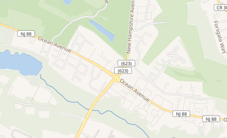 map of 198 New Hampshire Avenue Lakewood, NJ 08701