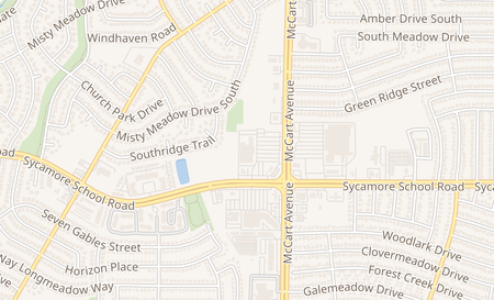 map of 7420 Mc Cart Ave Fort Worth, TX 76133