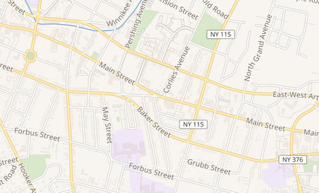 map of 646 Main st Poughkeepsie, NY 12601