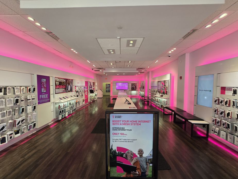 Interior photo of T-Mobile Store at Station Landing, Medford, MA