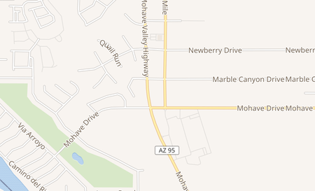map of 2775 Miracle Mile Suite 4 Bullhead City, AZ 86442