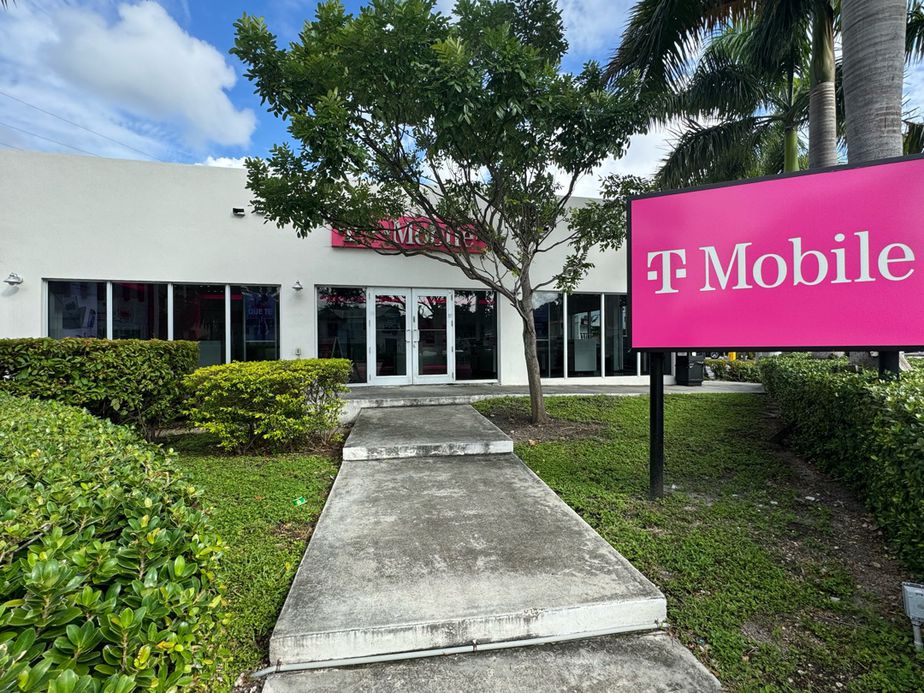 Exterior photo of T-Mobile Store at NW 42nd Ave & NW 2nd, Miami, FL
