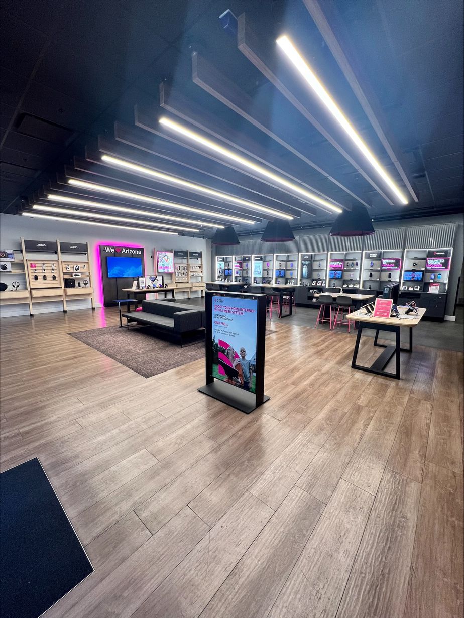 Interior photo of T-Mobile Store at Oracle Rd & W Wetmore Rd, Tucson, AZ