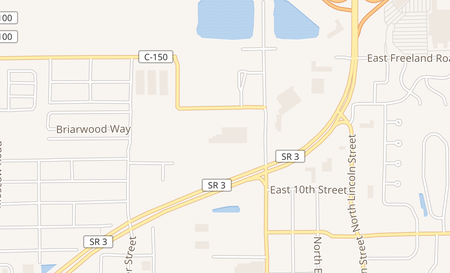 map of 1807 N Broadway St Greensburg, IN 47240