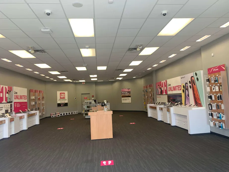 Interior photo of T-Mobile Store at Harry Sauner Rd & Careytown Rd, Hillsboro, OH