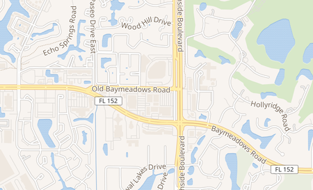 map of 9904 Old Baymeadows Rd Jacksonville, FL 32256