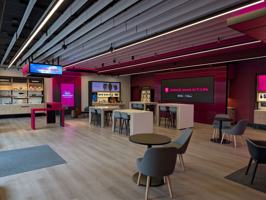  Interior photo of T-Mobile Store at Azalea Shopping Center, South Gate, CA 