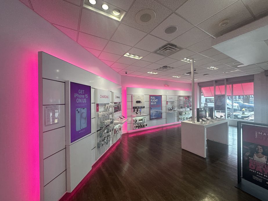 Interior photo of T-Mobile Store at Blue Hill Ave & Cummins Pkwy, Mattapan, MA