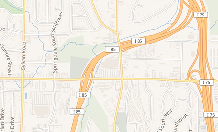 map of 2685 Metropolitan Pkwy Atlanta, GA 30315