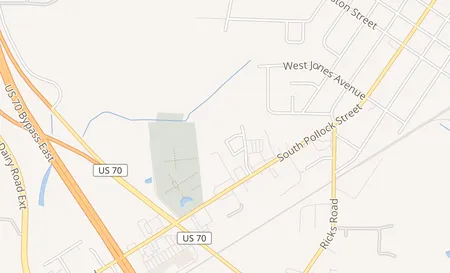 map of 153 Meghan Circle Selma, NC 27576