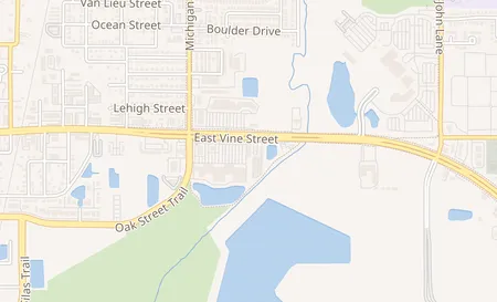map of 1400 E Vine St Ste B Kissimmee, FL 34744
