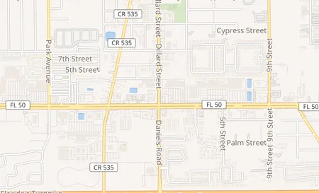 map of 1037 S Dillard St Winter Garden, FL 34787