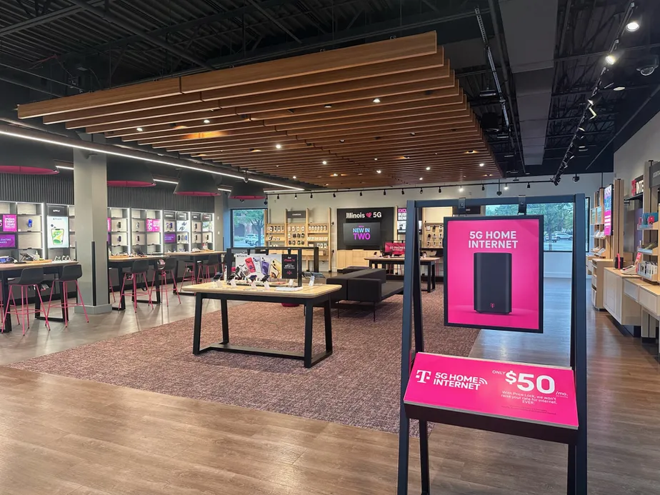 Interior photo of T-Mobile Store at Skokie Blvd & Lake Cook Rd, Northbrook, IL