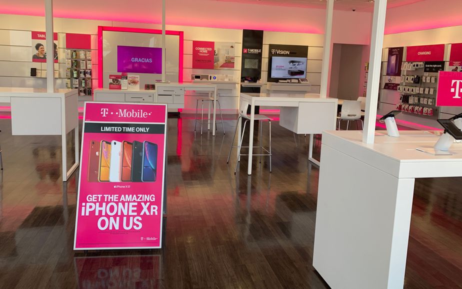 Interior photo of T-Mobile Store at Firewheel, Garland, TX