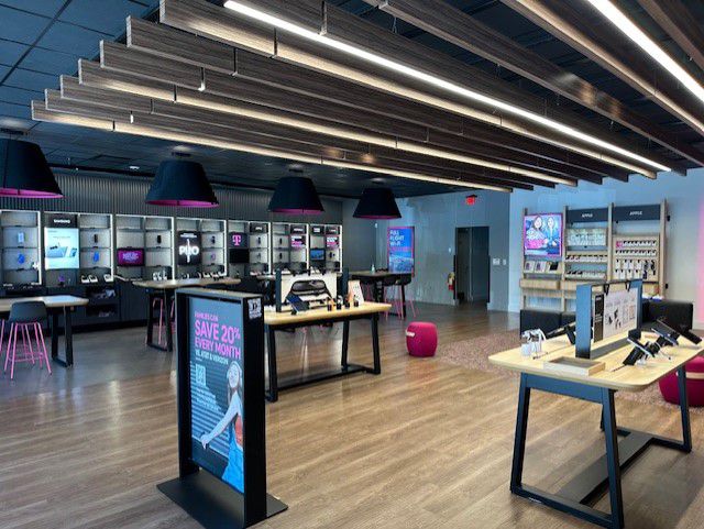 Interior photo of T-Mobile Store at Peachtree Pkwy & Ryan Rd NW, Norcross, GA