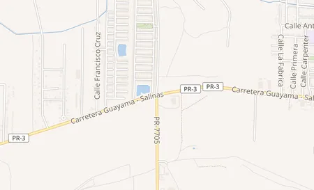 map of PR 3 Km 151.3 Bo. Coqui Aguirre, PR 00704