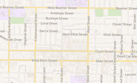 map of 259 California St Woodland, CA 95695
