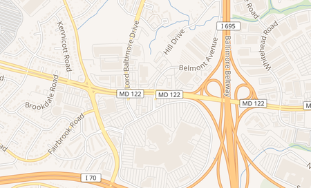 map of 6901 Security Blvd Baltimore, MD 21244