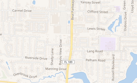 map of 722 Beal Pkwy NW Ste F Fort Walton Beach, FL 32547