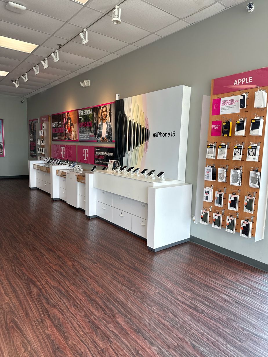 Interior photo of T-Mobile Store at E Ovilla Rd & Harris Ave, Red Oak, TX