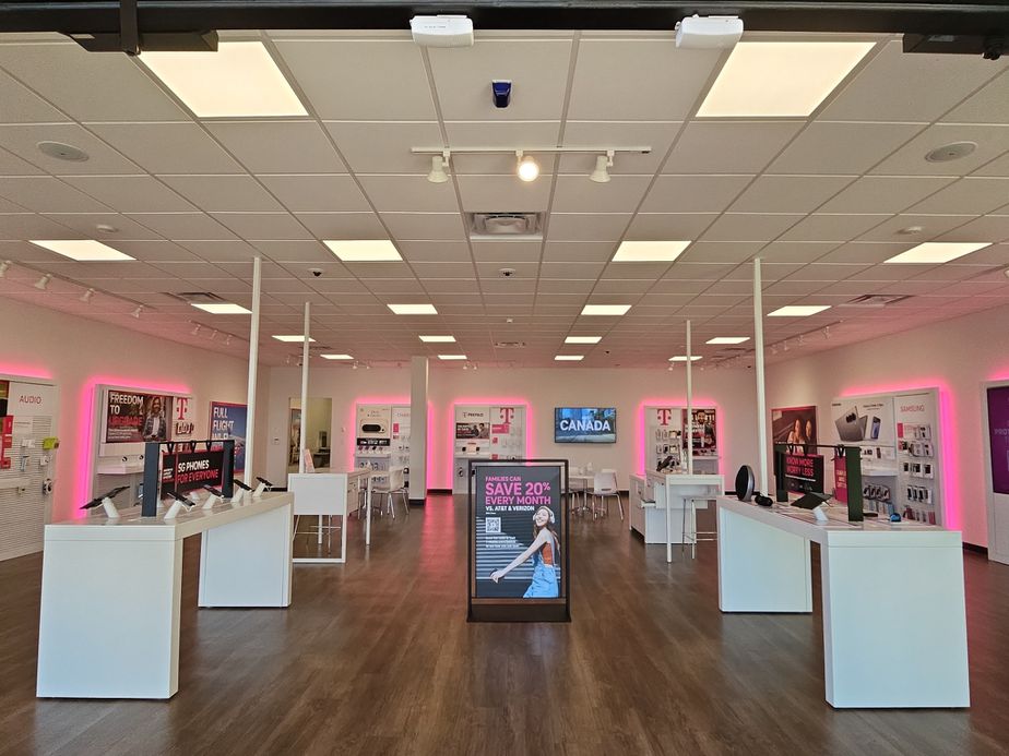 Interior photo of T-Mobile Store at US 49 & Walmart Center, Wiggins, MS