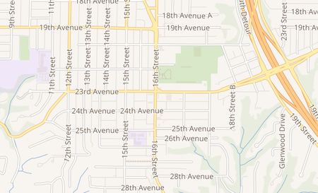 map of 2302 16th St Moline, IL 61265