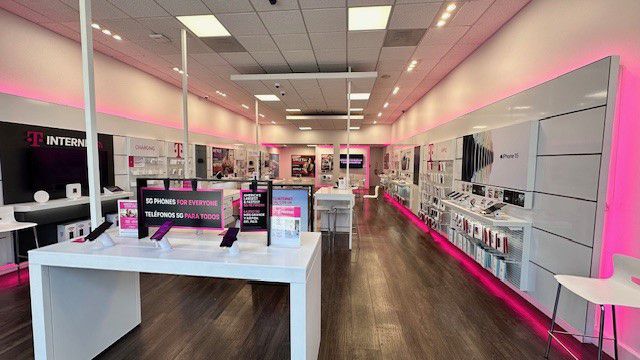 Interior photo of T-Mobile Store at Ocean & Mission, San Francisco, CA