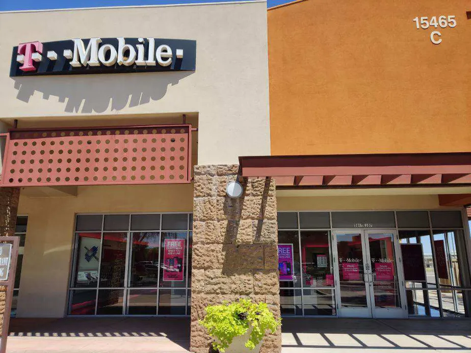 Exterior photo of T-Mobile store at Pebble Creek Pkwy & I-10, Goodyear, AZ
