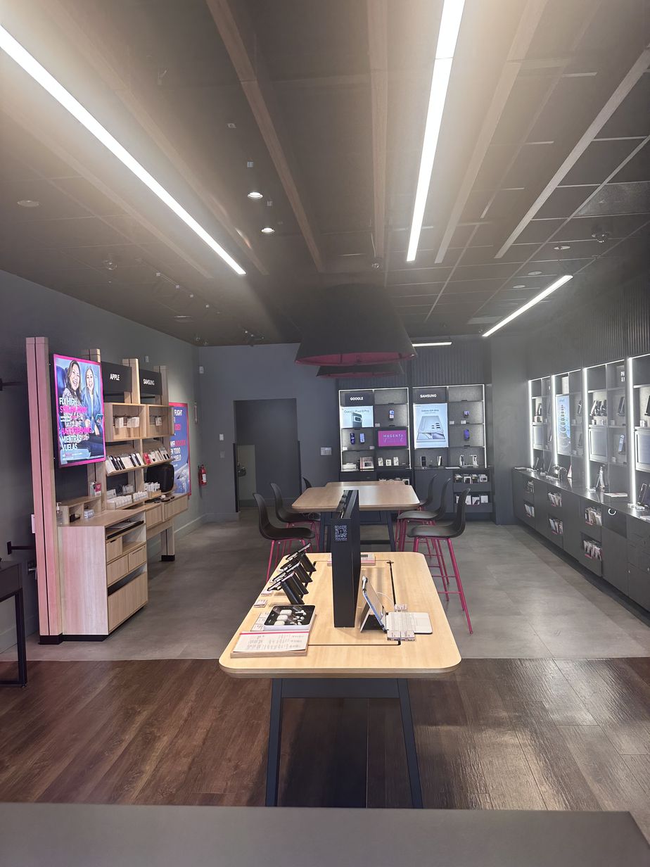 Interior photo of T-Mobile Store at Mandalay Village Marketplace, Port Hueneme, CA