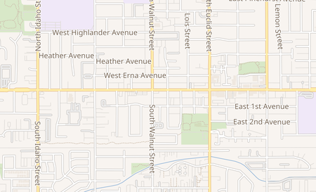 map of 428 W. La Habra La Habra, CA 90631