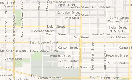 map of 509 St. James San Antonio, TX 78202