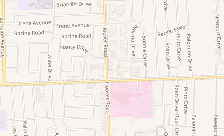 map of 29128 Hoover Rd Warren, MI 48093