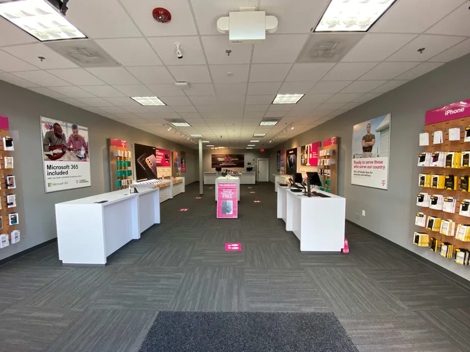 Interior photo of T-Mobile Store at Promenade Commons St & Gateway Promenade Pl, Gainesville, VA