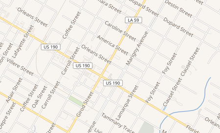 map of 929 Girod St Mandeville, LA 70448