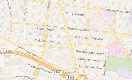 map of 11123 Long Beach Blvd Unit 8 Lynwood, CA 90262