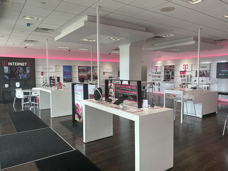  Interior photo of T-Mobile Store at Twin City Plaza, Somerville, MA 