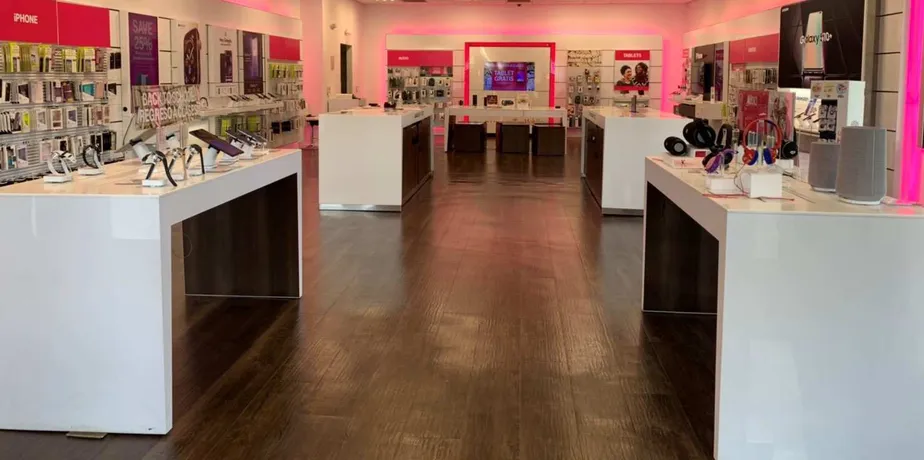 Interior photo of T-Mobile Store at Central & Philadelphia, Chino, CA
