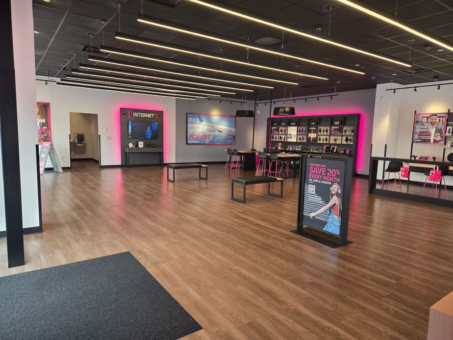 Interior photo of T-Mobile Store at Hamilton Town Center, Chattanooga, TN