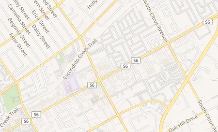 map of 2058 E Valley Parkway Escondido, CA 92027