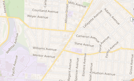 map of 4103 Montgomery Road Cincinnati, OH 45212