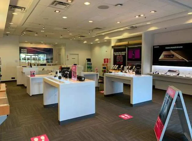 Interior photo of T-Mobile Store at Quality Way & Huber Ave, Iselin, NJ