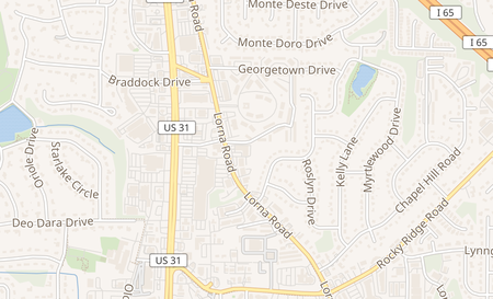map of 3133 Lorna Rd 100 Vestavia Hills, AL 35216