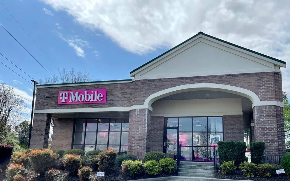 Exterior photo of T-Mobile store at Harbison Blvd & Rail Fence Dr, Columbia, SC
