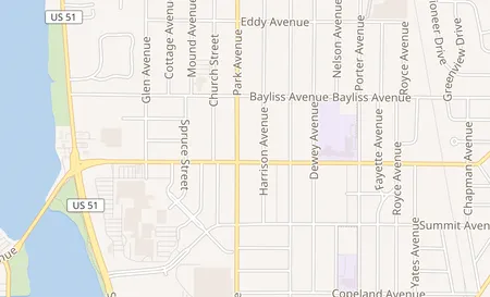 map of 905 Henry Avenue Beloit, WI 53511