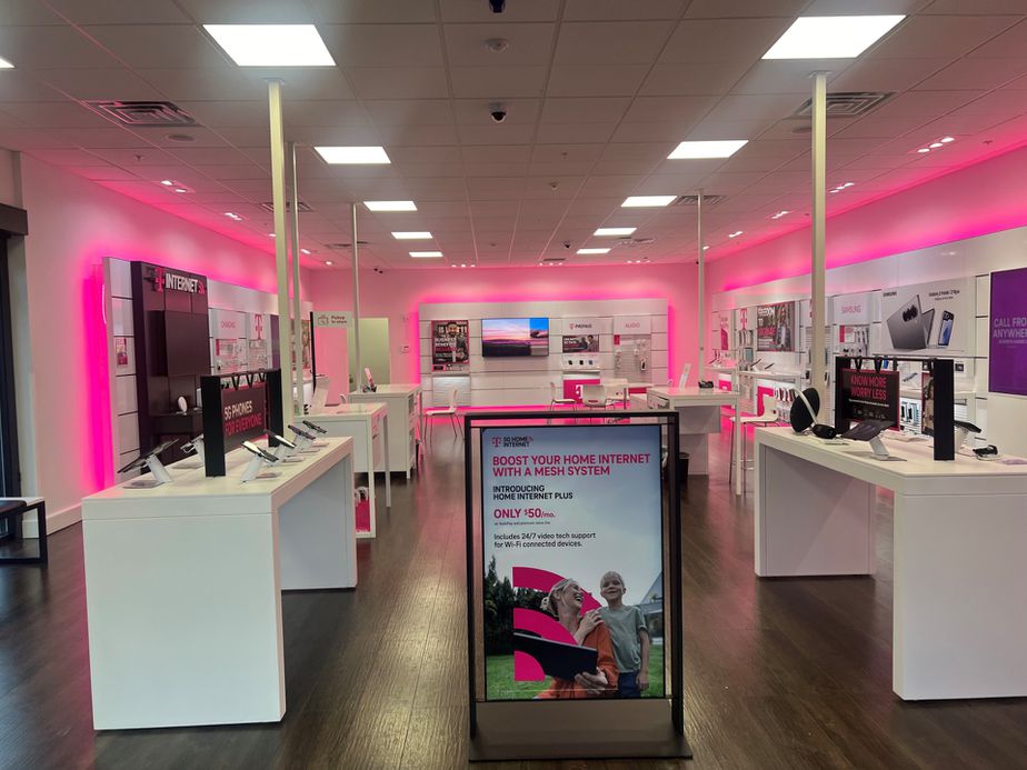 Interior photo of T-Mobile Store at South College, Auburn, AL