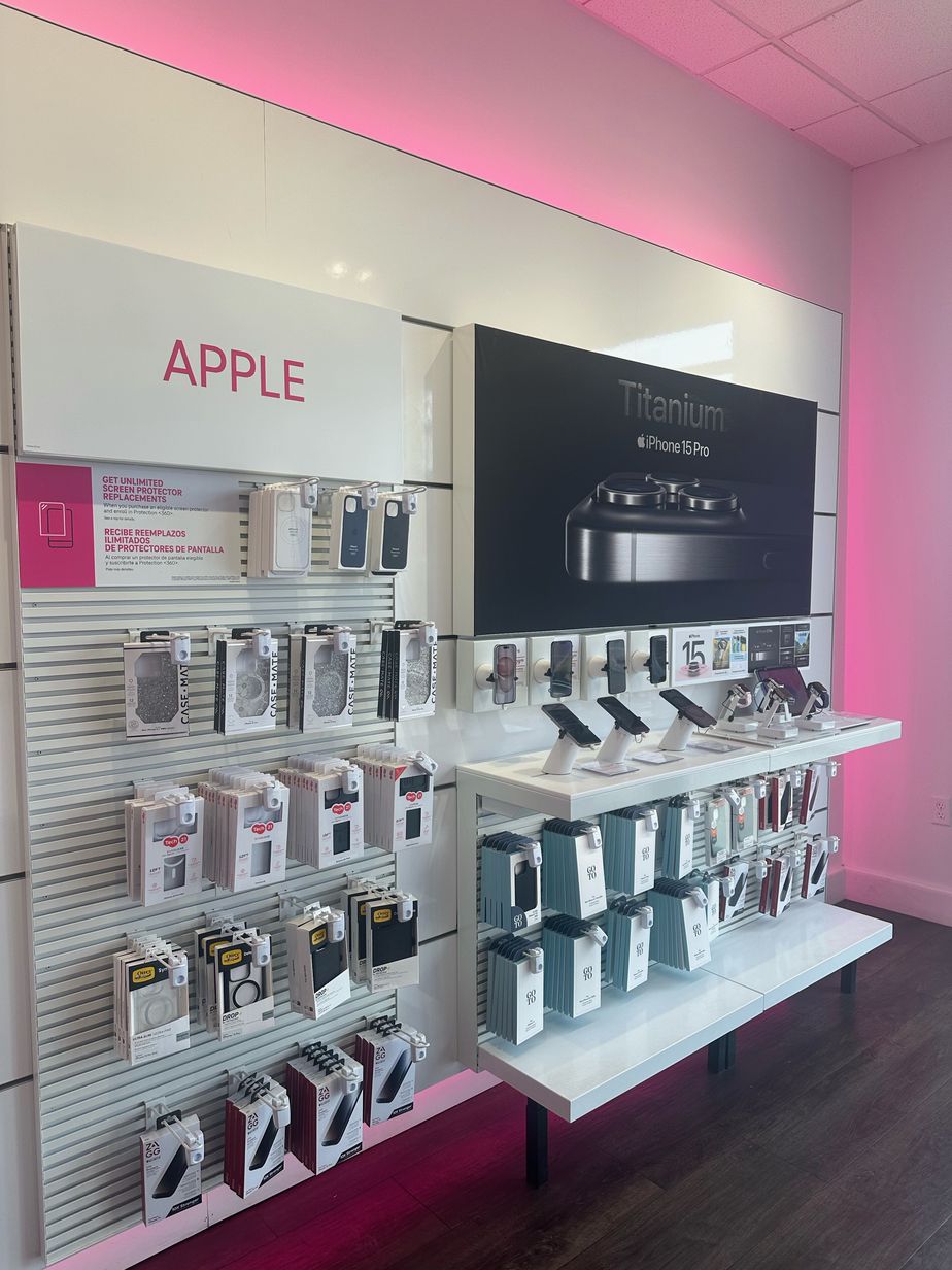 Interior photo of T-Mobile Store at Bob Bullock & Clark, Laredo, TX