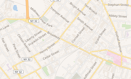 map of 610 Broadway Kingston, NY 12401