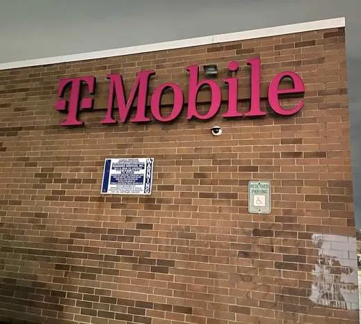 Exterior photo of T-Mobile store at S Ashland Ave & S Robinson St, Chicago, IL